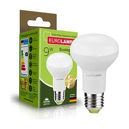 Лампочка Eurolamp LED R63 9W E27 3000K 220V (LED-R63-09272(P))