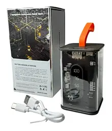 Портативний повербанк No Brand Power Bank 10000 mAh Сірий (2104618814) - мініатюра 3