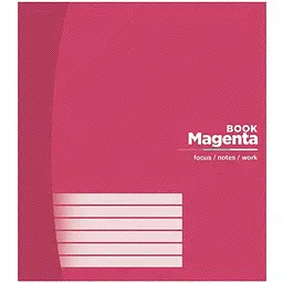 Зошит загальний Школярик на скобі в лінію 36 аркушів Magenta (036-3676L)