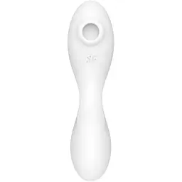 Вакуумний смарт-стимулятор із вібрацією Satisfyer Curvy Trinity 5+ Білий - мініатюра 3
