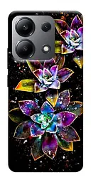 Чохол Demsky Flowers on black для Xiaomi Redmi Note 13 4G