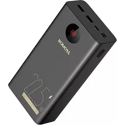 Зовнішній акумулятор Romoss PEA40PF 40000mAh 22.5W Black [PEA40-152-2133H] [120778] - мініатюра 3