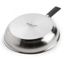 Сковорода KitchenAid Classic Stainless Steel 20 см з керамічним покриттям (CC005700-001) - мініатюра 2