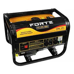 Генератор бензо-газовий Forte FG LPG 3800