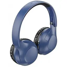 Бездротові навушники Borofone BO23 Glamour BT повнорозмірні сині 6941991103407 - мініатюра 2
