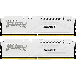 Оперативна пам'ять Kingston Fury 32GB (2x16GB) DDR5 5200MHz Beast White (ex.HyperX) (KF552C40BWK2-32)