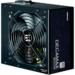 Блок живлення 600 Вт, Zalman Decamax, Black, 80 Plus, Active PFC, 12 см HDB, 3xMolex / 6xSATA / 2x6+2-pin / 1x4+4-pin / 1x20+4-pin, захист OPP/OVP/UVP/SCP, ATX V2.31 (ZM600-LX3) - мініатюра 6