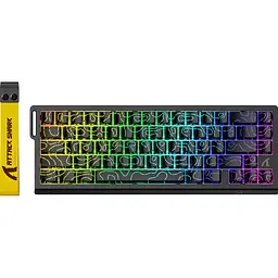 Клавіатура Attack Shark X68 HE RGB Magnetic Linear Switches Black Contours (AS-6972792470634-BK) [166742]