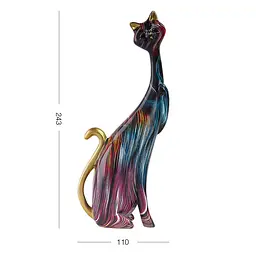 Декоративна статуетка MBM My Home Кішка (DH-ST-21 M COLOR) - мініатюра 2