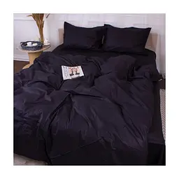 Постельное белье MirSon Poplin Line 099 Black 110x140 (2200006277378)