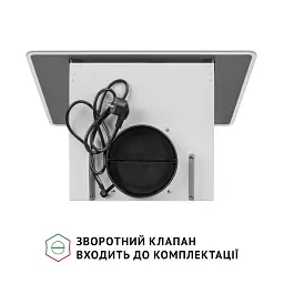 Витяжка декоративна похила Perfelli VICCO 5HM BIANCO - мініатюра 8