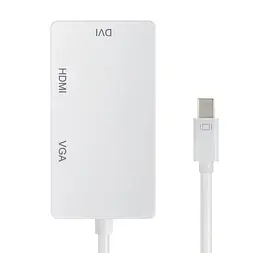 Перехідник mini DisplayPort M HDMI/VGA/DVI 24+5 FHD 1080p - мініатюра 6
