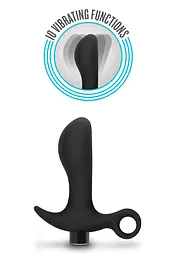 Стимулятор простати Anal Adventures Platinum Vibrating 1, 10.7 см чорний