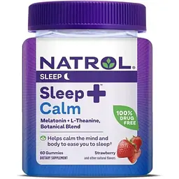 Амінокислота Natrol Sleep + Calm, 60 желейок - Полуниця vit0003808