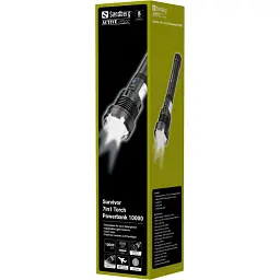 Ліхтарик-повербанк Sandberg Survivor 7 in 1 Torch Powerbank 10000 mAh XHP70 LED USB-C 5W (421-09)