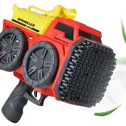Пістолет з мильними бульбашками SHT KB1295 Truck на 139 отворів + 2xbottle 60ml Red - мініатюра 2