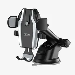 Автотримач XO C77 Car holder with sucker plate Чорний - мініатюра 3