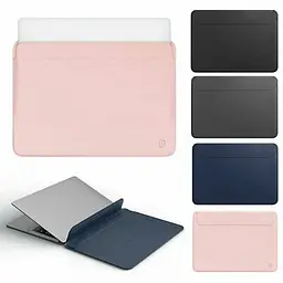 Чохол WiWU Skin Pro II Leather Sleeve Case для MacBook Pro 13 (2016-2019) Pink [46642] - мініатюра 2