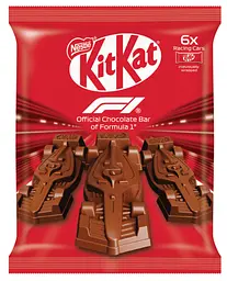 Шоколадні батончики Kit Kat Formula 1 Chocolate Bar 6 шт, 66 г