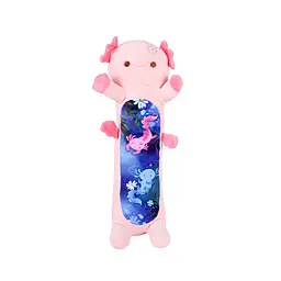 М'яка іграшка-подушка "Аксолотль-батон" HKF2206(Pink) розмір 100 см