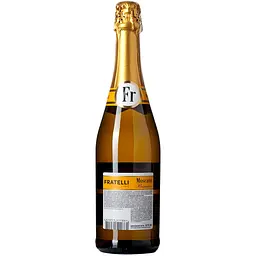 Напій винний Fratelli taste Moscato Bianco білий напівсолодкий слабоалкогольний газований 6-6.9% 0.75 л - мініатюра 3
