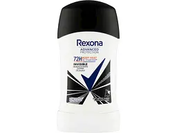 Дезодорант-антиперспірант REXONA 50мл НЕВИДИМИЙ на Чорному та Білому 72 години