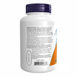Омега-3 Now Foods Ultra Omega 3-D з вітаміном D3 90 fsg - мініатюра 3