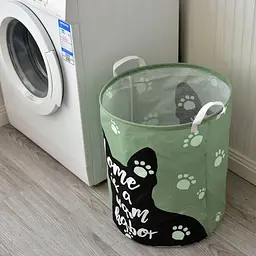 Кошик для іграшок 40х50 см Котик Зелений - мініатюра 3
