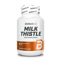 Натуральна добавка BioTech Milk Thistle, 60 капсул