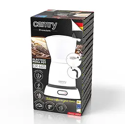 Електрична кавоварка гейзерна Camry CR 4415W Moka - мініатюра 8