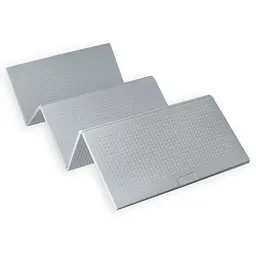 Дитячий складний термокилимок Sticker Wall однотонний 2000х1500х10мм Сірий 299 SW-00001187