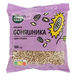 Насіння соняшника Повна Чаша очищене 300 г (788225)