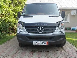 Дефлектор капоту мухобійка Mercedes-Benz Sprinter 906 2006-2013 Євро Кріплення (Vip Tuning) MRD07 - мініатюра 2