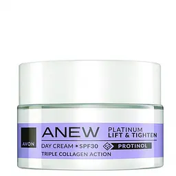 Денний крем для обличчя Avon Anew Platinum «Ліфтинг та зміцнення» SPF30, 15 мл (158511570)