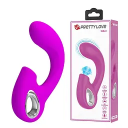 Вібратор Pretty Love Sibel, 15.5 см (рожевий) - мініатюра 9