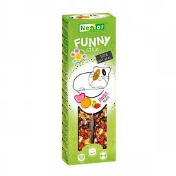 Ласощі для морських свинок Nestor Gryzon Premium Funny Fruit з фруктами 115 г 2459/FU-GO