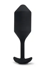 Анальна пробка з вібрацією B-Vibe Vibrating Snug Plug 4, 15 см (чорний) - мініатюра 5