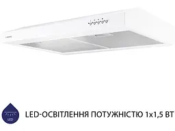 Витяжка Minola HPL 612 WH - мініатюра 4