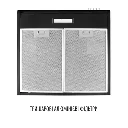 Витяжка плоска PERFELLI PL 5124 BL LED - мініатюра 6