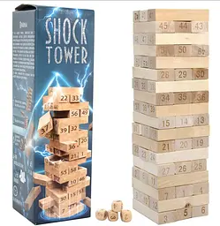 Настільна гра Strateg Shock Tower Шок Товер Дженга (30858) - мініатюра 3