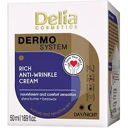 Крем для обличчя Delia Cosmetics Dermo System Rich Anti-Wrinkle Cream 50 мл