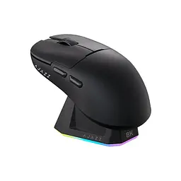 Бездротова ігрова мишка AJAZZ AJ159 PRO / Три режими підключення / Док-станція / Сенсор PAW3395 / 26000 DPI / Black