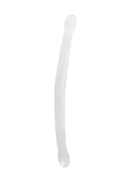 Двосторонній фалоімітатор RealRock Crystal Clear 17", 42 см (прозорий)