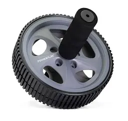 Колесо для преса PowerPlay PP-4345 Exercise Wheel (d16.5cm) Сіре (PP_4345) - мініатюра 2
