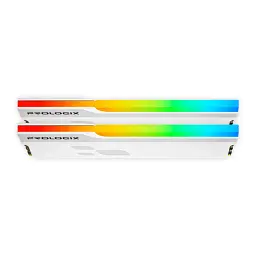 Модуль пам'яті для комп'ютера DDR4 16GB (2x8GB) 3600 MHz Onyx White RGB Prologix (PRO16GB3600YWR4K) - мініатюра 3