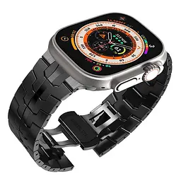 Ремінець Metallic Chain Apple Watch 49/Apple Watch 45/Apple Watch 44/Apple Watch 42mm Black (37194_3610668) - мініатюра 2