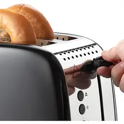 Тостер Russell Hobbs Colours Plus 1600 Вт чорний (26550-56) - мініатюра 11