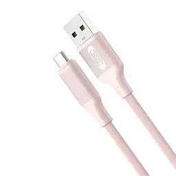 Кабель XO NB265 Minimalist Series Type-C Data Cable 1m Рожевий - мініатюра 4