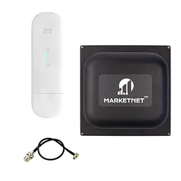 Комплект ZTE MF79u + Антена панельна MARKETNET Square 19 dBi 824-960 МГц/1700-2700 МГц