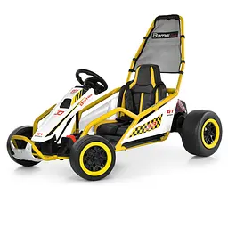 Електрокарт дитячий 24V 400W MP3 Bluetooth EVA жовтий (M 6374EL-6)